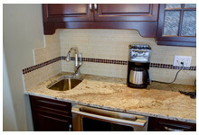 Marble countertops