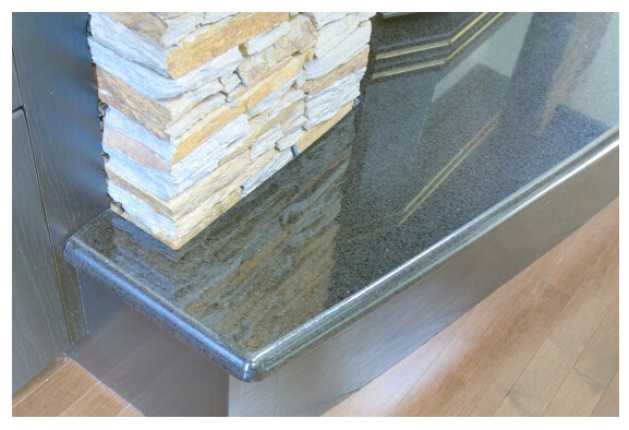 granite fireplace surround