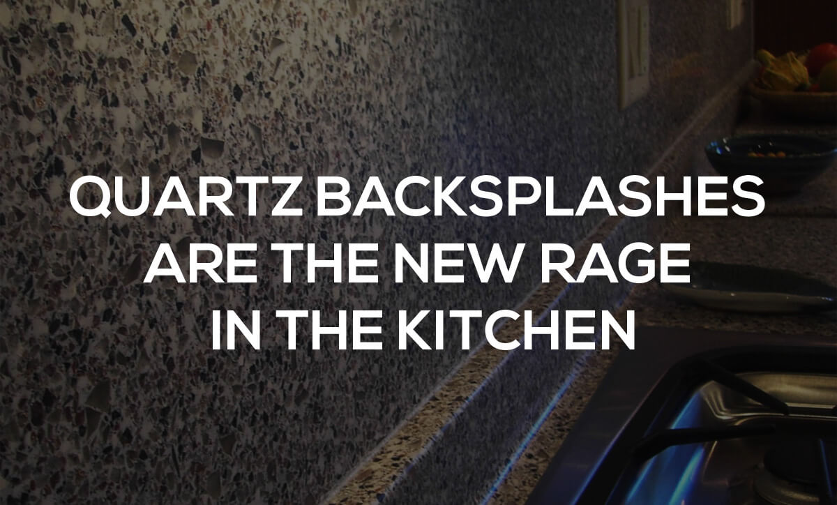 quartz backsplash